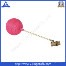 Float Ball Valve with Red Plastic Ball (YD-3015)